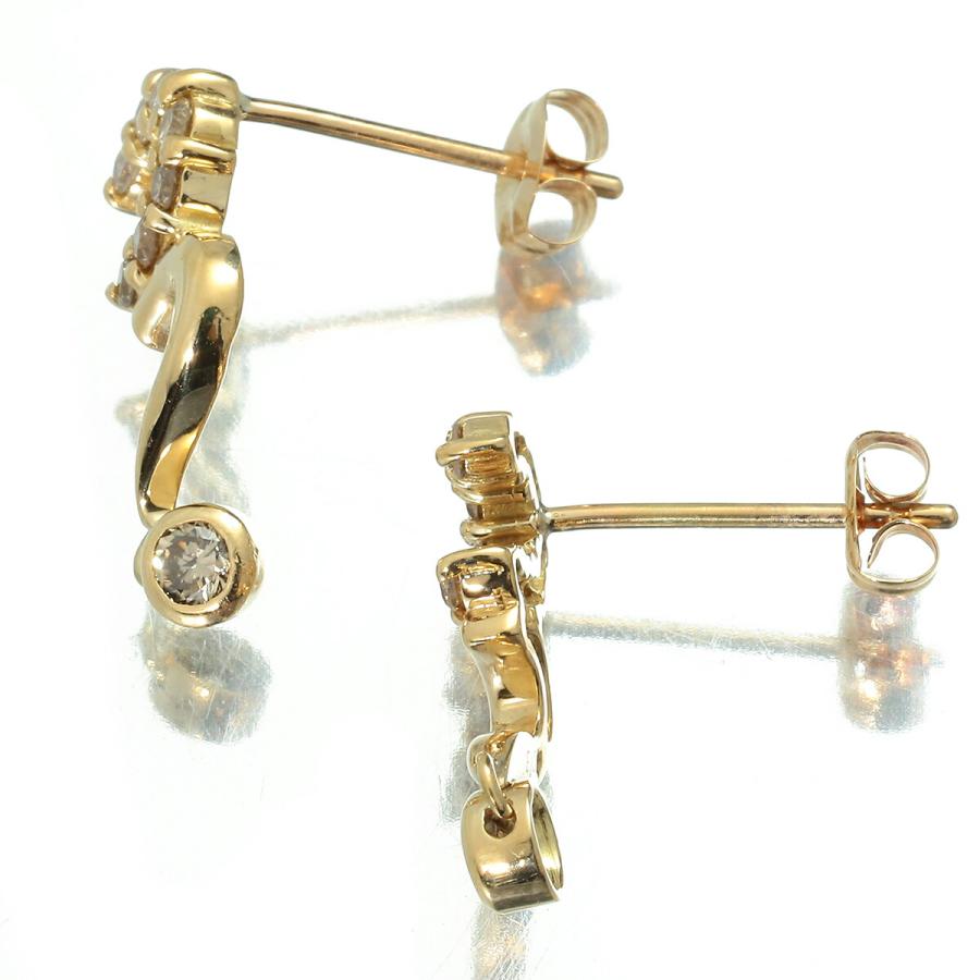 ジュエリーマキ Jewelry MAKI ピアス ダイヤモンド イエローゴールド