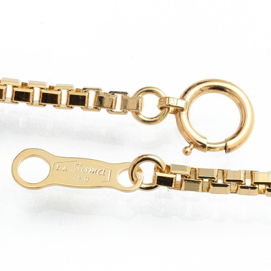 ラ・ソマ ベネチアンチェーンネックレス K18 LA SOMA 中古 返品OK : Le