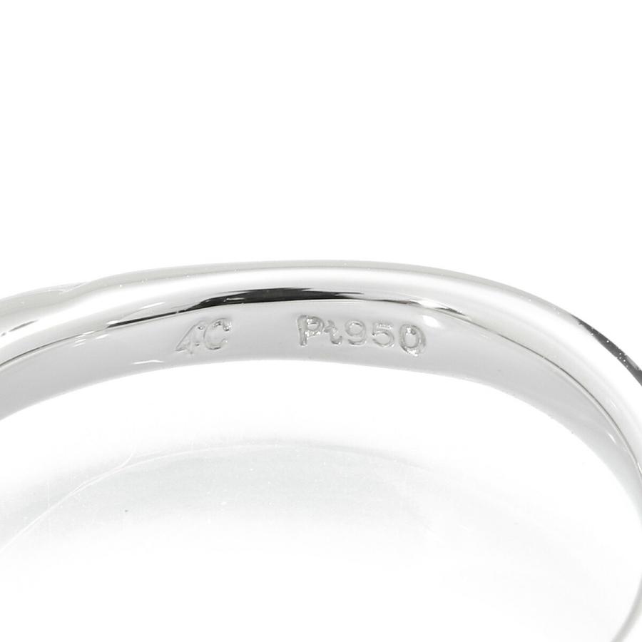 4℃（ヨンドシー） リング 指輪 ダイヤモンド Pt950 6号 中古 返品OK