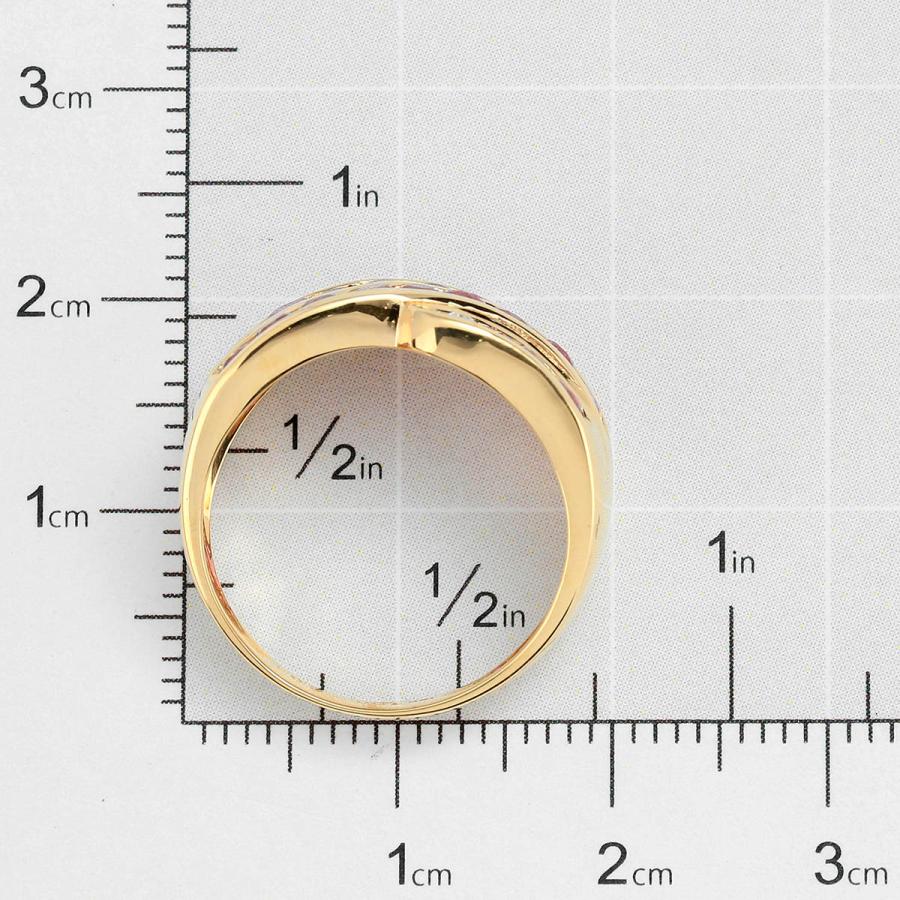 ルビー 1.6ct ダイヤモンド イエローゴールド K18YG リング 12号 指輪 新品仕上済 中古 返品OK_6