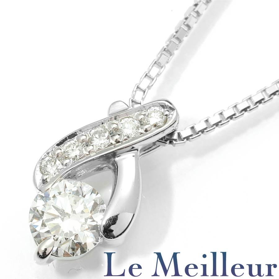 ダイヤモンド 0.305ct プラチナ Pt900 ペンダントネックレス H