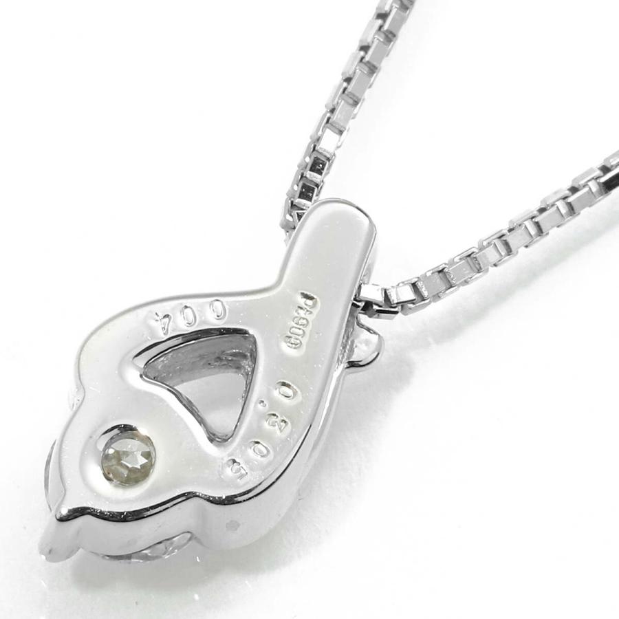 ダイヤモンド 0.305ct プラチナ Pt900 ペンダントネックレス H