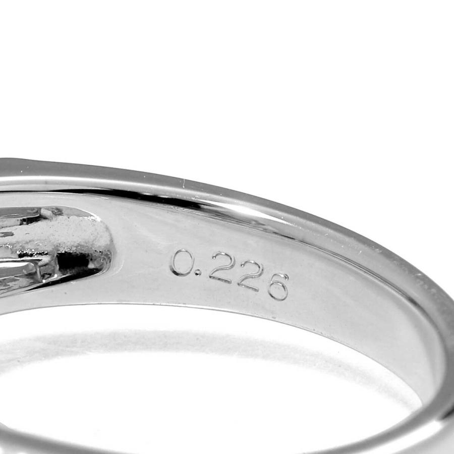 リング 指輪 アレキサンドライト 0.22ct ダイヤモンド ホワイトゴールド K18WG 11号 中古 返品OK RE-PRICE_4