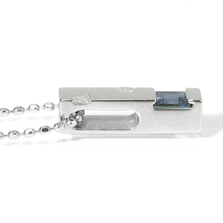 ペンダントネックレス アレキサンドライト 0.23ct ダイヤモンド 