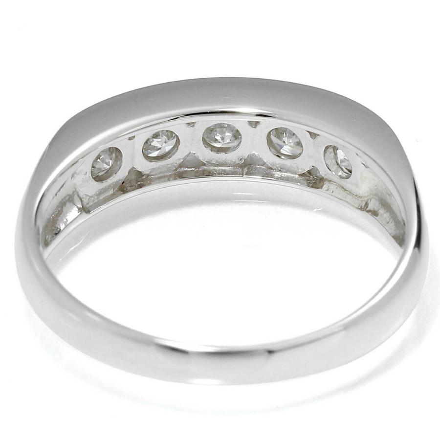 大特価　PT850 ダイヤモンド　リング リング 指輪 ダイヤモンド 0.8ct プラチナ Pt850 13号 中古 返品OK