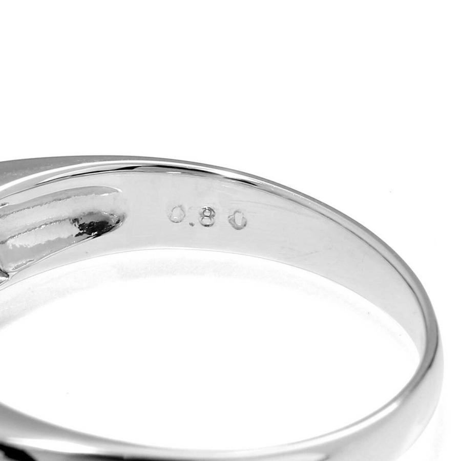 リング 指輪 ダイヤモンド 0.8ct プラチナ Pt850 13号 中古 返品OK