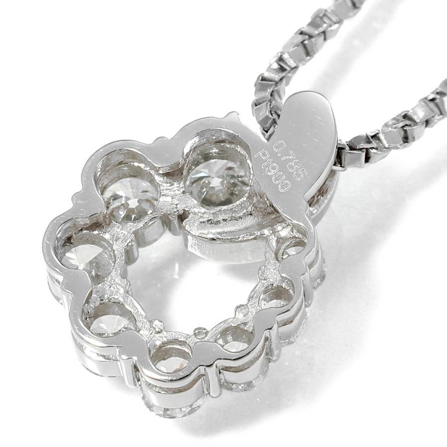 ペンダントネックレス ダイヤモンド 0.78ct プラチナ Pt900 中古 返品 