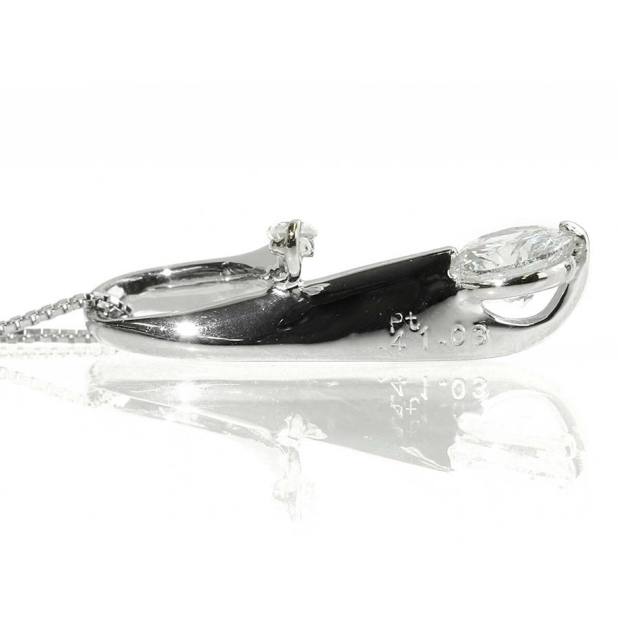 ダイヤモンド 0.41ct プラチナ Pt850 ペンダントネックレス  新品仕上済 中古 返品OK RE-PRICE |  | 02