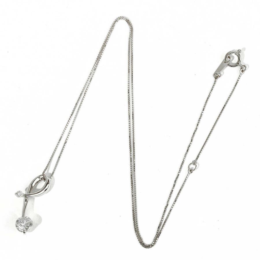 ダイヤモンド 0.41ct プラチナ Pt850 ペンダントネックレス  新品仕上済 中古 返品OK RE-PRICE |  | 04