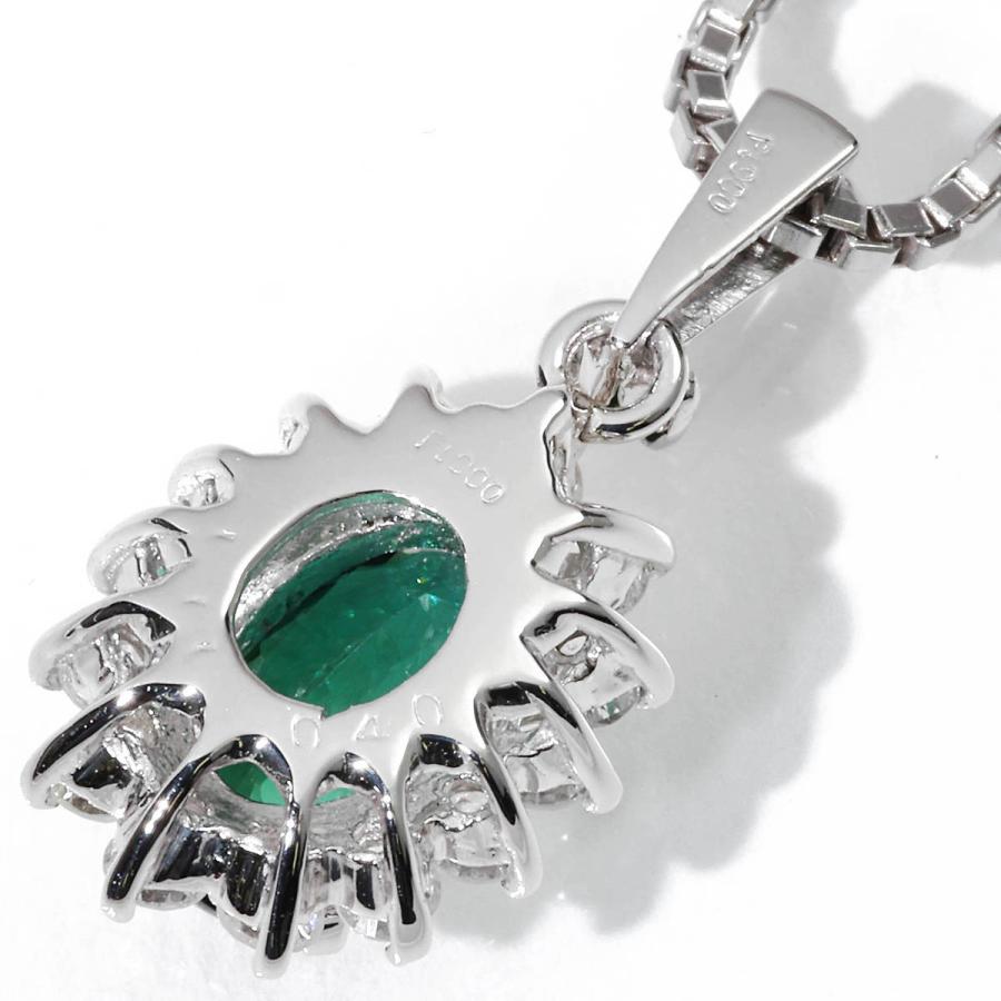 グリーントルマリン 1.11ct ダイヤモンド 0.4ct プラチナ Pt900 