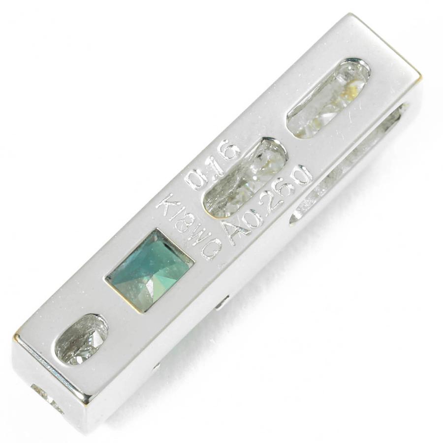 アレキサンドライト 0.26ct ダイヤモンド ホワイトゴールド K18WG