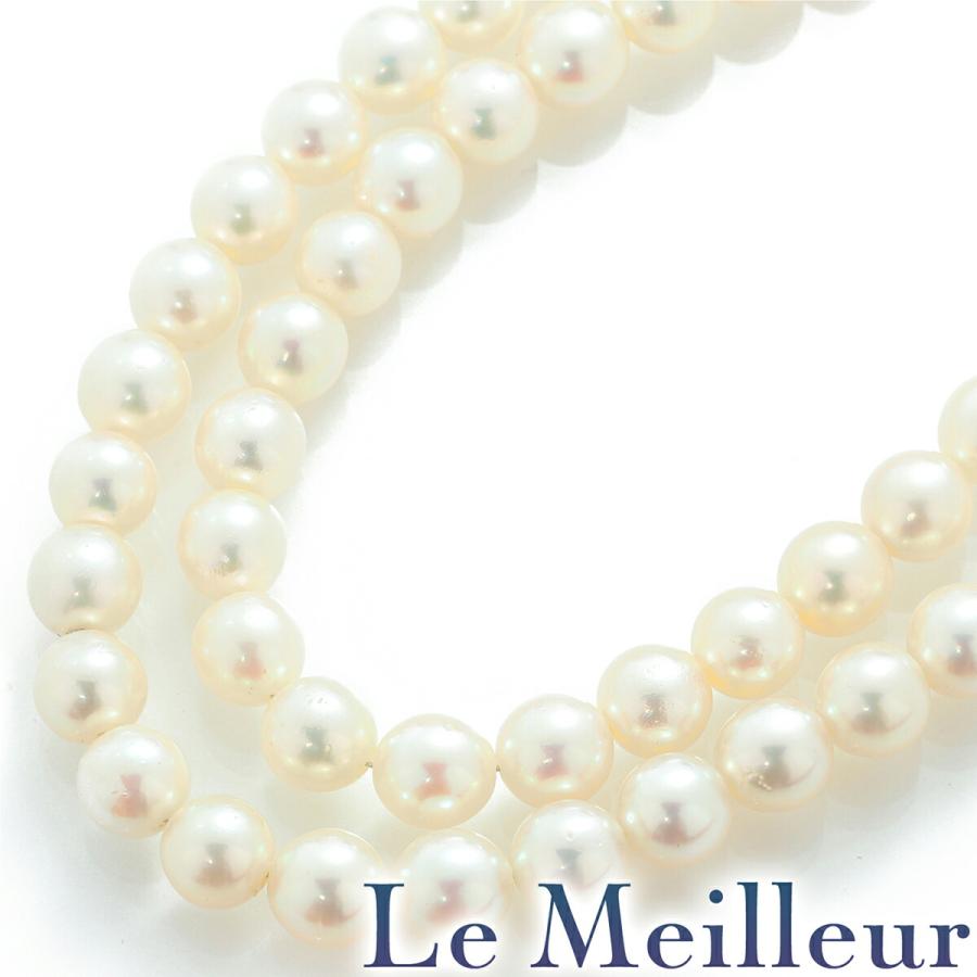 ロングパールネックレス アコヤ真珠 7mm SV 中古 返品OK : Le meilleur