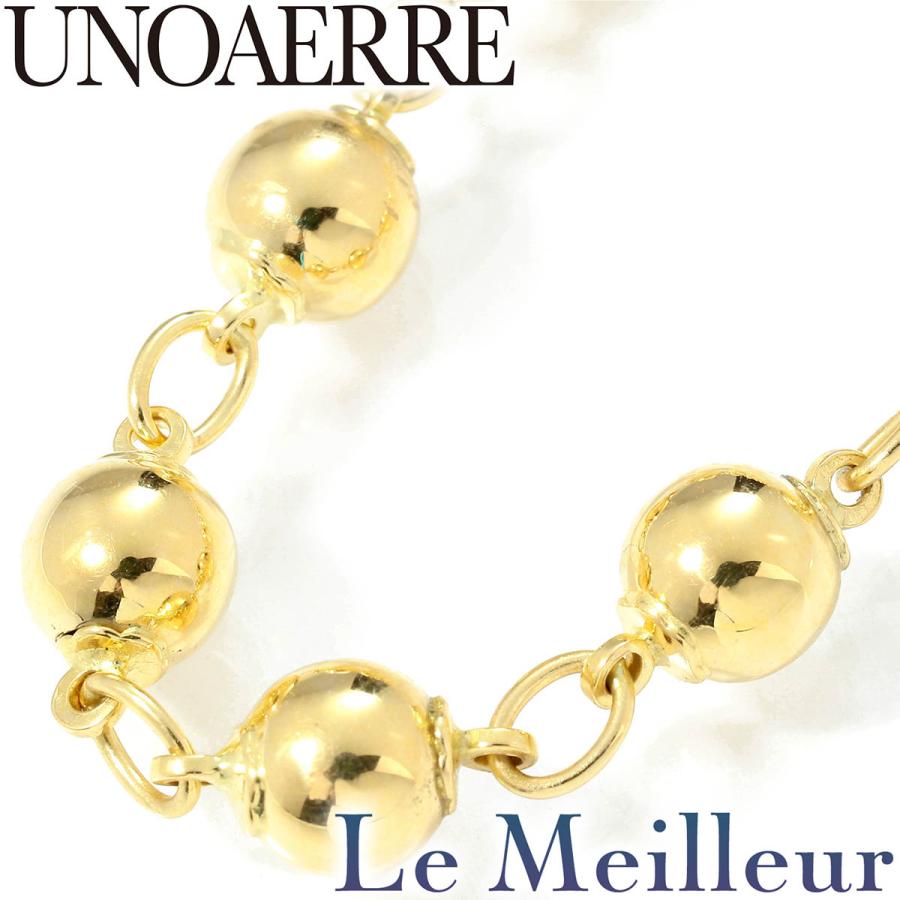 UNOAERRE（ウノアエレ） ボールチェーンネックレス K18YG UNOAERRE 