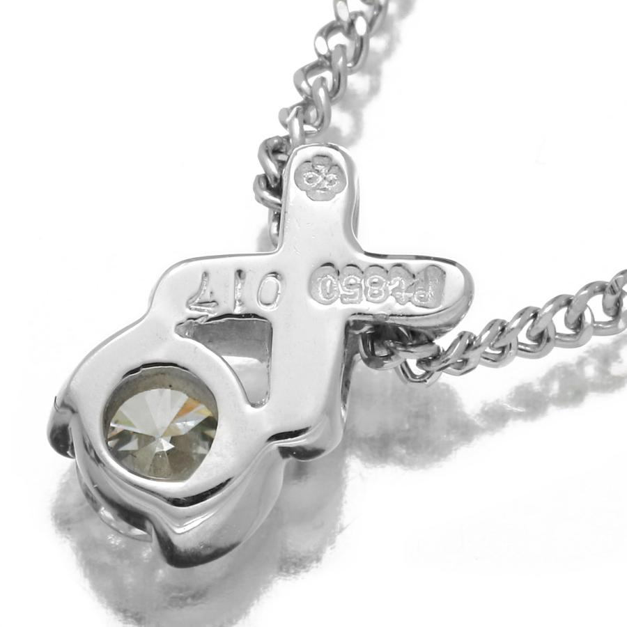 ジュエリーマキ Jewelry MAKI 一粒ネックレス ダイヤモンド プラチナ