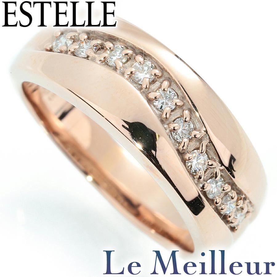 ESTELLE（エステール） リング 指輪 ダイヤモンド K18 13号 中古 返品 