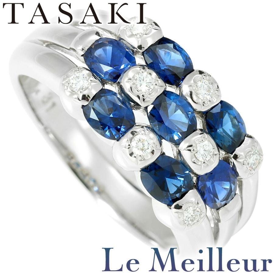 TASAKI（タサキ） リング 指輪 ブルーサファイア 1.31ct ダイヤモンド 