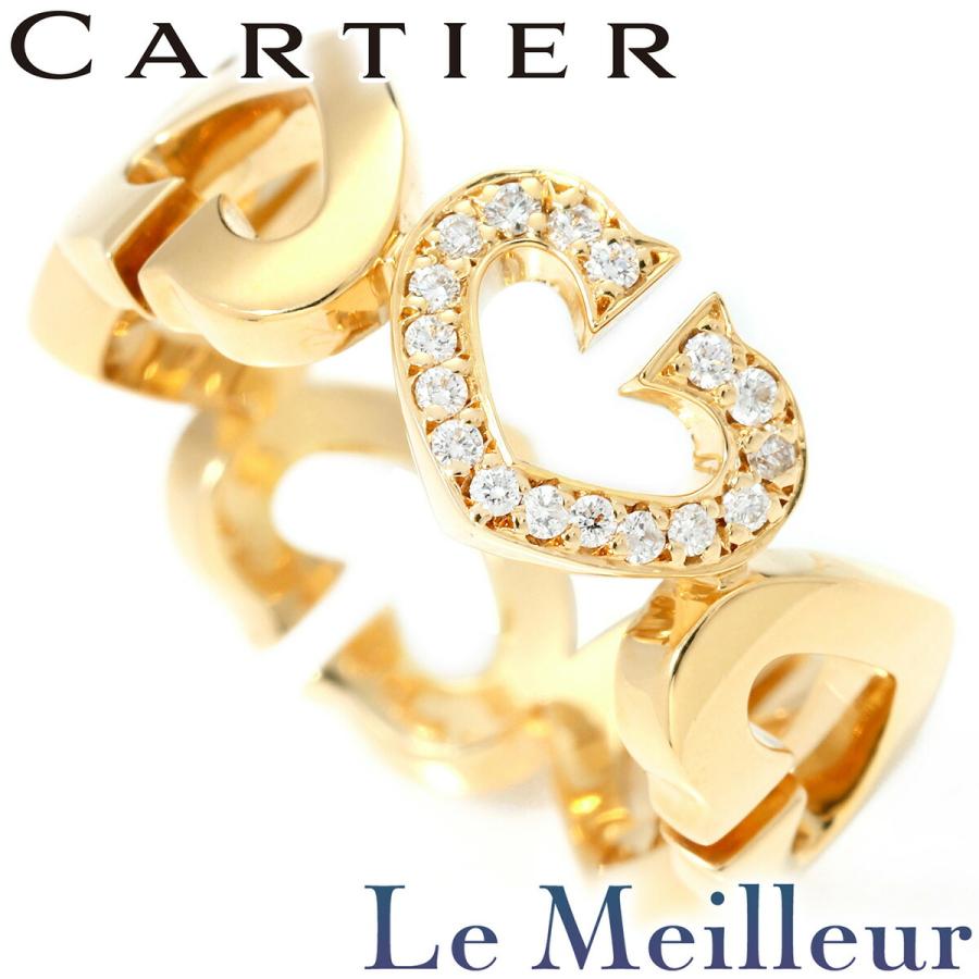 Cartier（カルティエ） シーハート リング 指輪 ダイヤモンド K18 9号