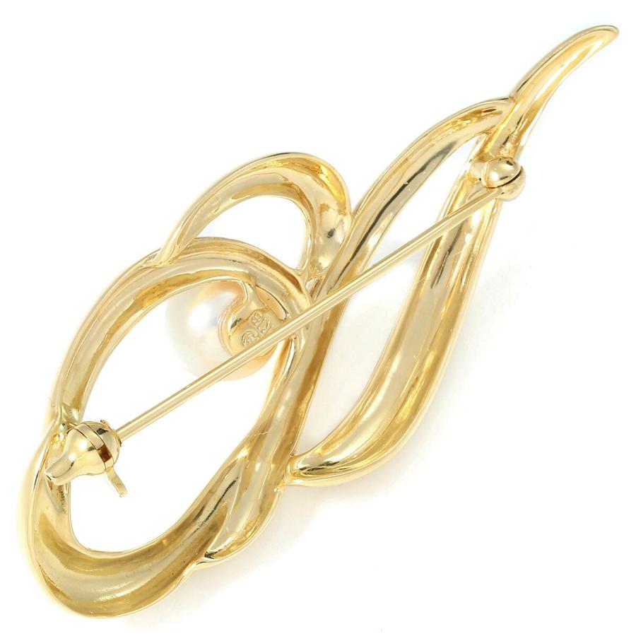 TASAKI（タサキ） パールブローチ 真珠 8.0mm K18 TASAKI 中古