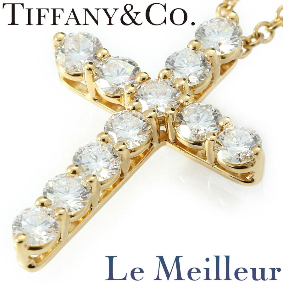 TIFFANY&Co.（ティファニー） クロス ペンダント ダイヤモンド K18