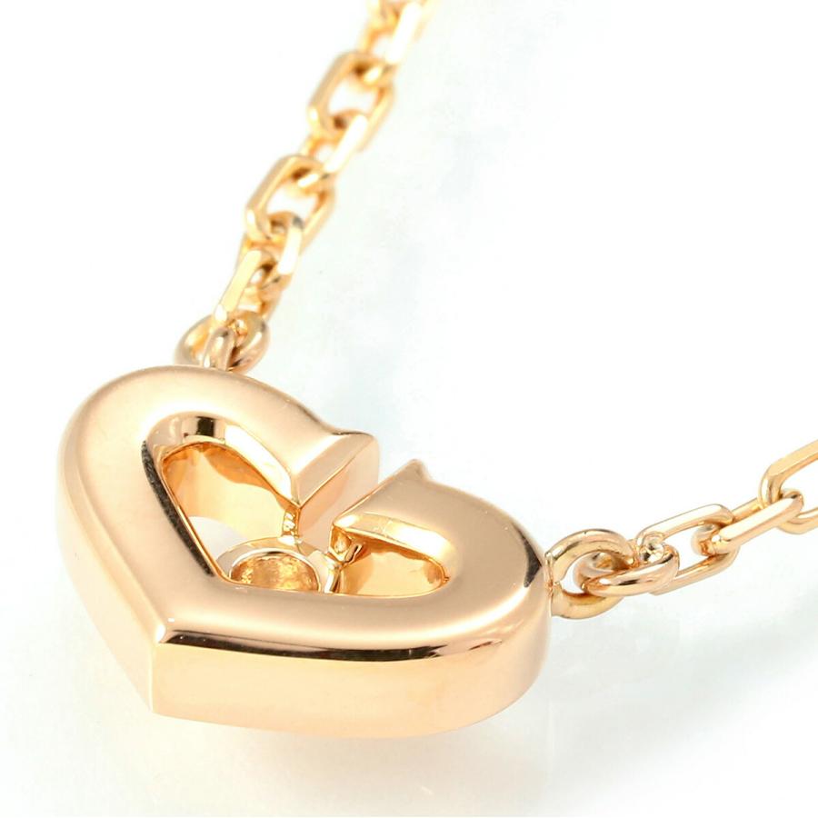 Cartier（カルティエ） シーハート ネックレス ダイヤモンド ピンク