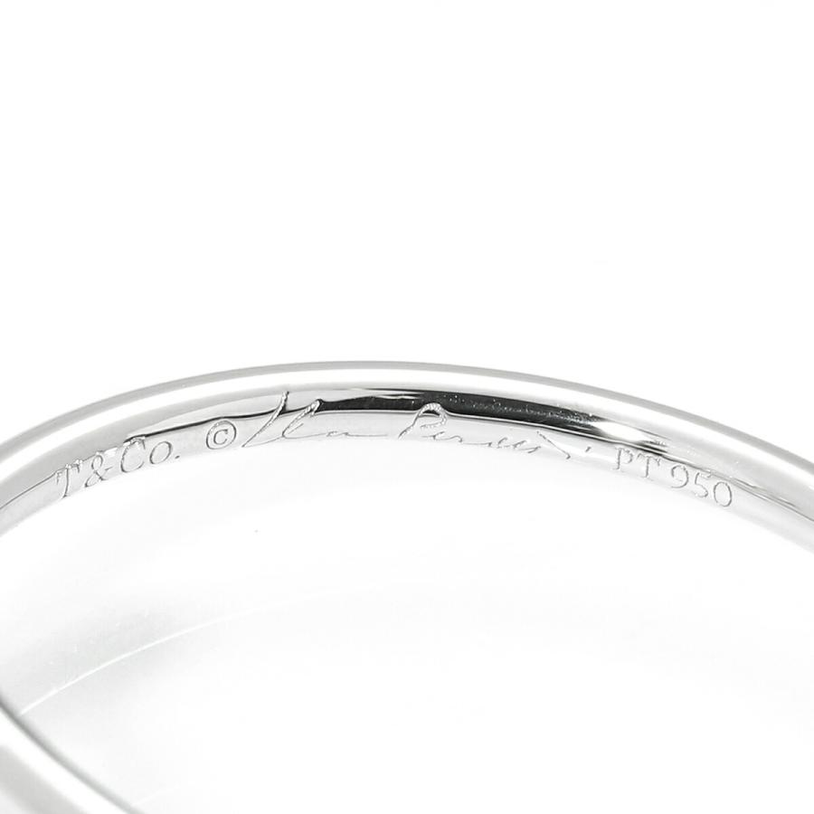 Tiffany & Co. ダイヤモンド フープ リング　プラチナ　7.5号 TIFFANY&Co.（ティファニー） TIFFANY&Co. Elsa Peretti フープ リング
