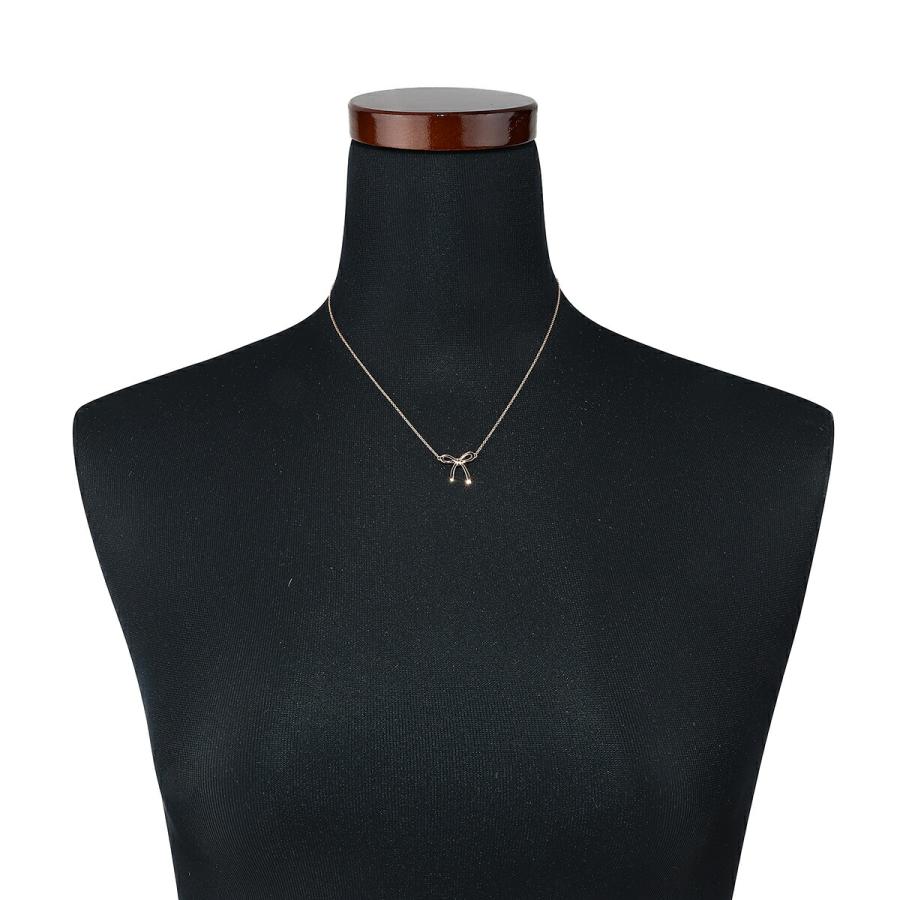 TIFFANY&Co.（ティファニー） ボウ リボン ネックレス K18 中古 返品OK