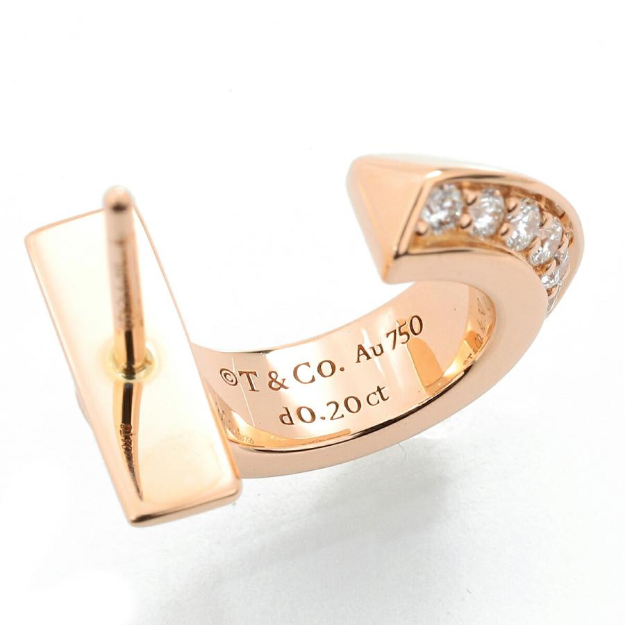 ティファニー[片耳]ダイヤモンドフープピアス TIFFANY&Co.（ティファニー） TIFFANY&Co. Tiffany T T ワン フープ