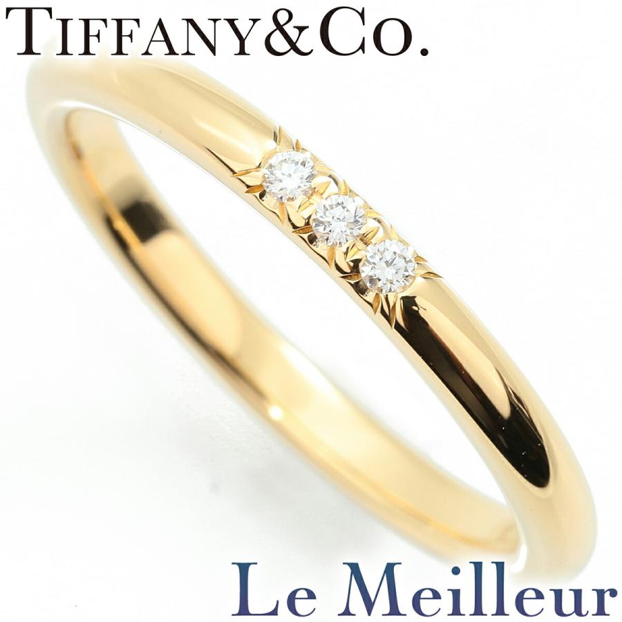 ティファニー フォーエバー クラシックバンド ダイヤ リング 750 YG 8号 TIFFANY&Co.（ティファニー） フォーエバー ウェディング バンドリング