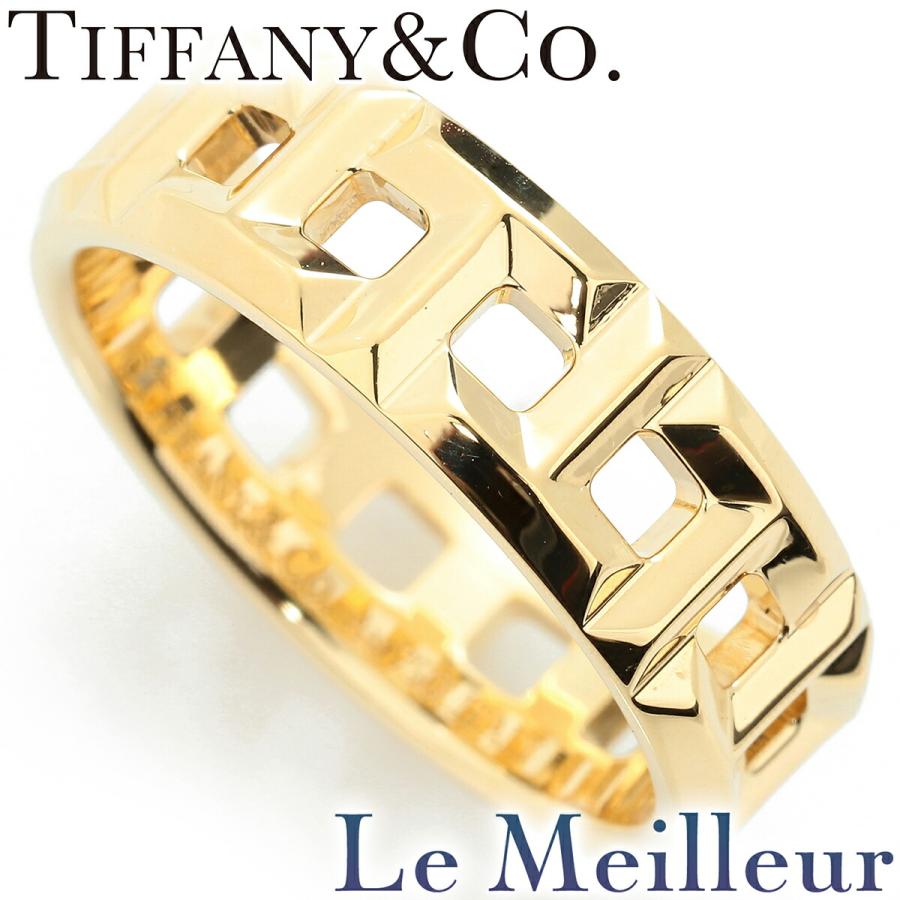 TIFFANY&Co.（ティファニー） T トゥルー ワイド リング 指輪 K18 6号