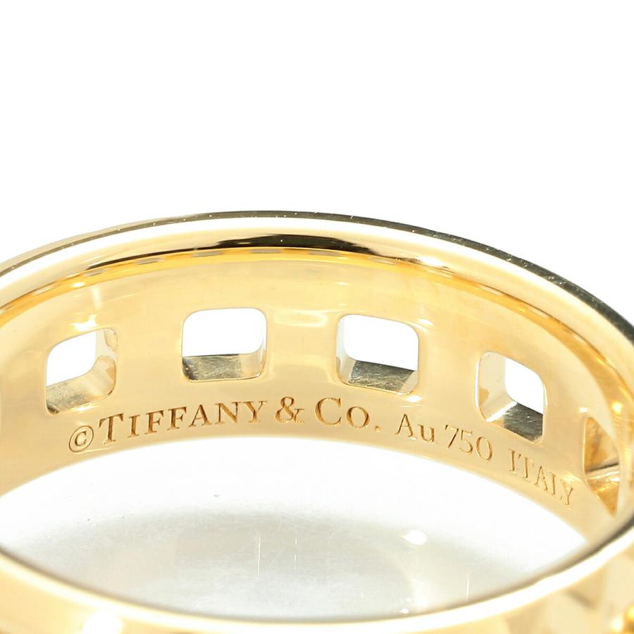 TIFFANY&Co.（ティファニー） T トゥルー ワイド リング 指輪 K18 6号