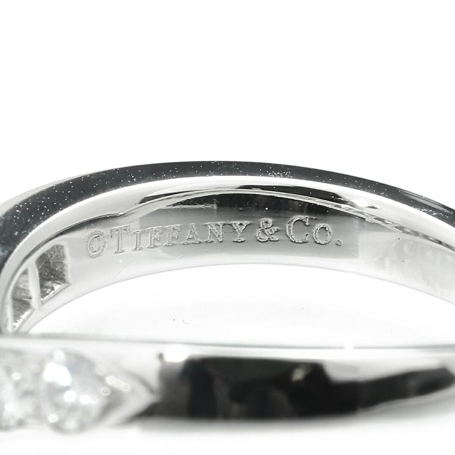 TIFFANY&Co.（ティファニー） Vバンド リング 指輪 ダイヤモンド Pt950