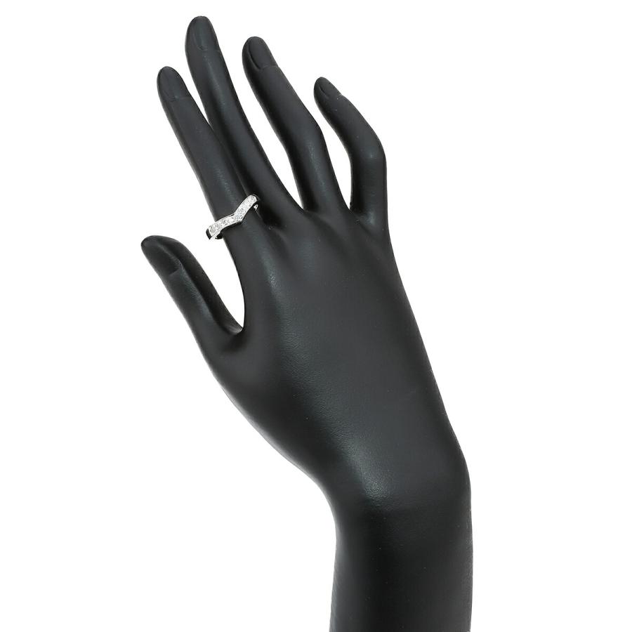 TIFFANY&Co.（ティファニー） Vバンド リング 指輪 ダイヤモンド Pt950