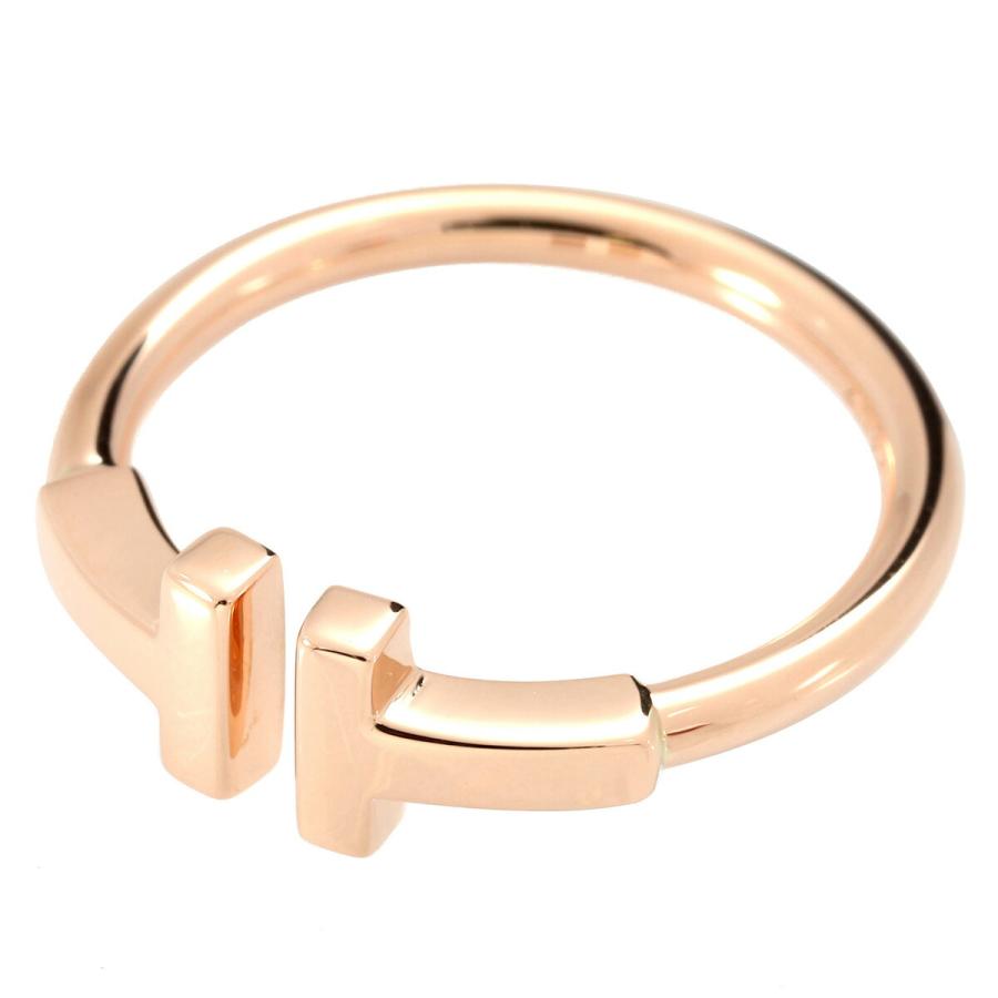 TIFFANY&Co.（ティファニー） T ワイヤー リング 指輪 K18 9号 中古