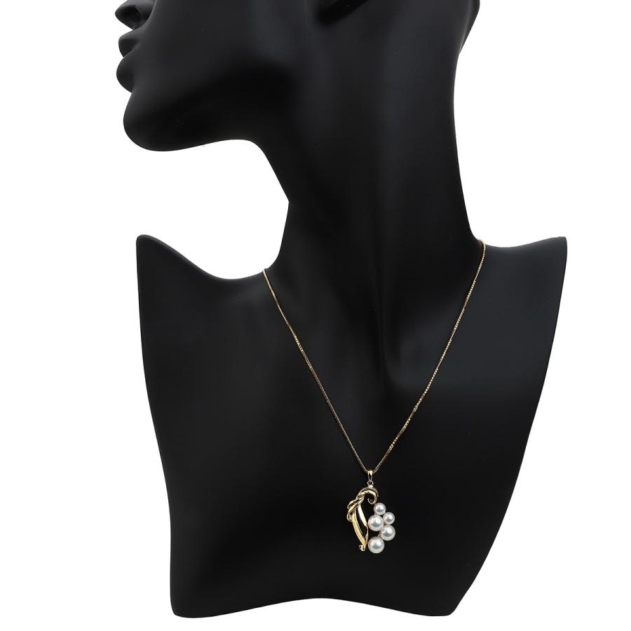 ミキモト ペンダントネックレス アコヤ真珠 4.5〜6.1mm K18 MIKIMOTO
