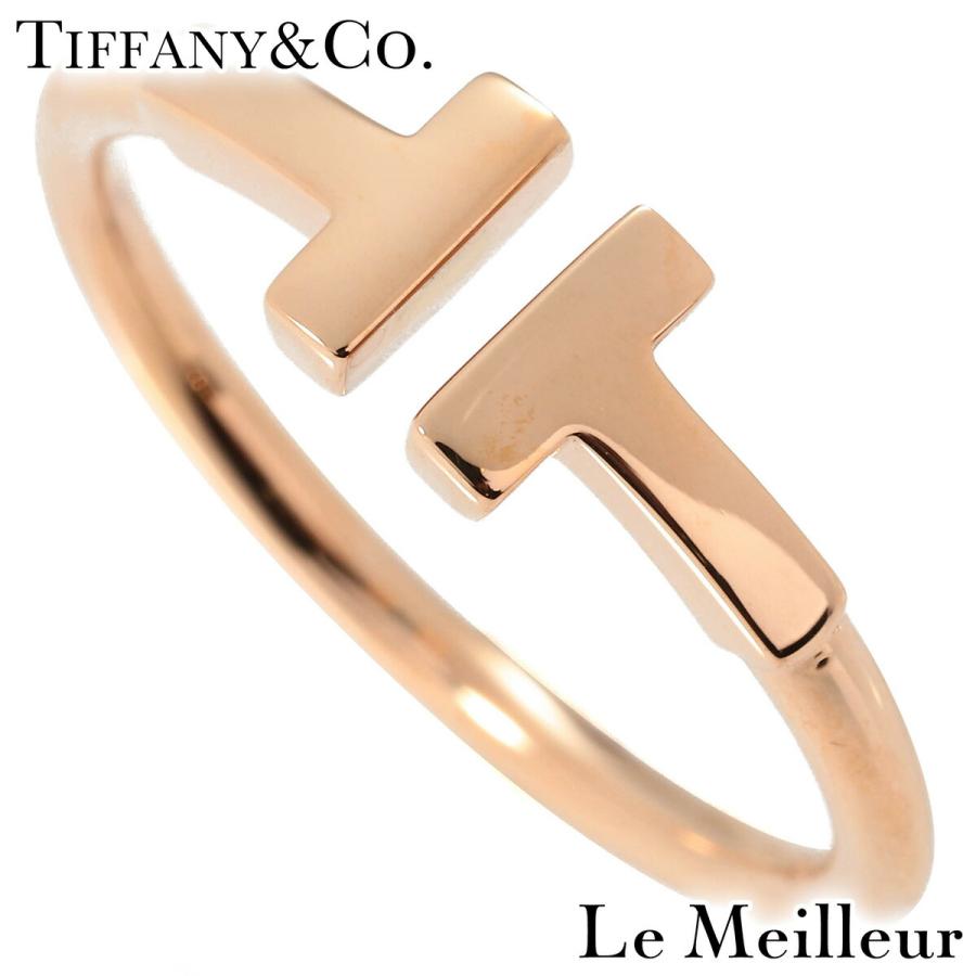 TIFFANY&Co.（ティファニー） T ワイヤー リング 指輪 ピンクゴールド