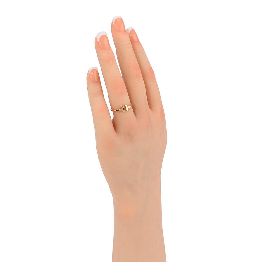 TIFFANY&Co.（ティファニー） T ワイヤー リング 指輪 ピンクゴールド