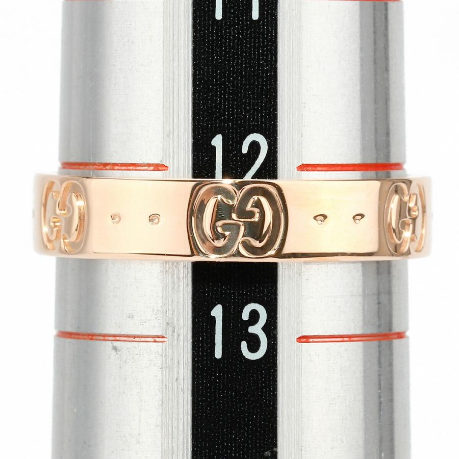 GUCCI（グッチ） アイコン リング 指輪 ピンクゴールド K18PG 12号 