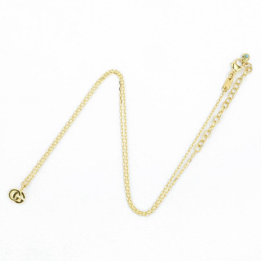 GUCCI✨GGランニングペンダントネックレス ブルートパーズ イエローゴールド GUCCI（グッチ） GGランニング ペンダントネックレス ブルートパーズ