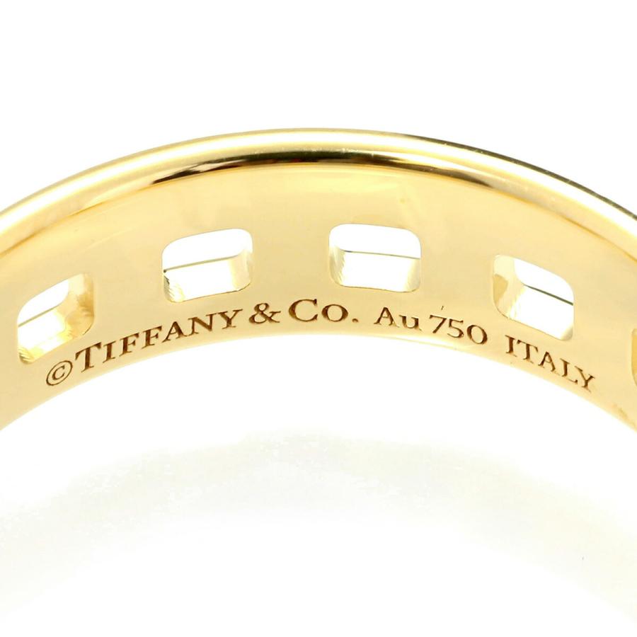 ★ Mi★k18 TIFFANY&CO トゥルーバンドリング　14号 TIFFANY&Co. ティファニー トゥルーバンド リング・指輪 K18イエロー