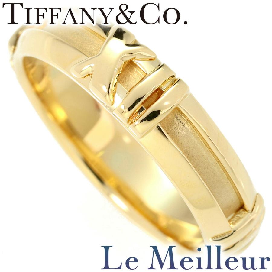 TIFFANY&Co. ティファニー アトラス ニューメリック リング 指輪 K18 9  