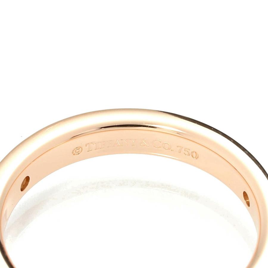 Tiffany&Co. ティファニー リング　3Pダイヤモンド 750　K18 TIFFANY&Co.（ティファニー） T&CO. 3P フラットバンドリング 指輪