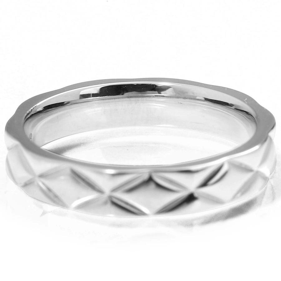 CHANEL（シャネル） マトラッセ リング 指輪 J1648 Pt950 10.5号 中古