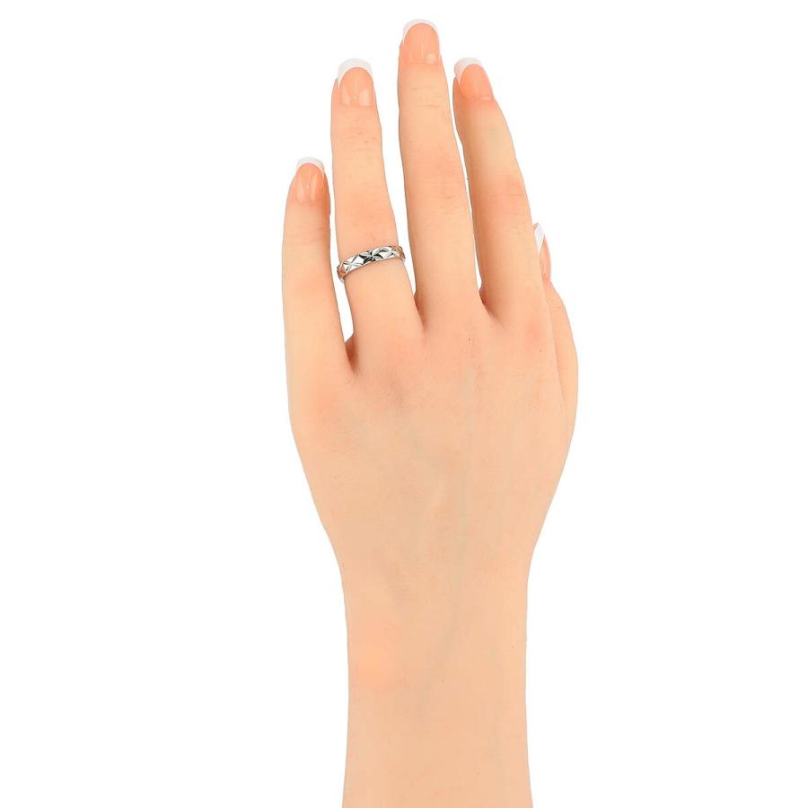 CHANEL（シャネル） マトラッセ リング 指輪 J1648 Pt950 10.5号 中古