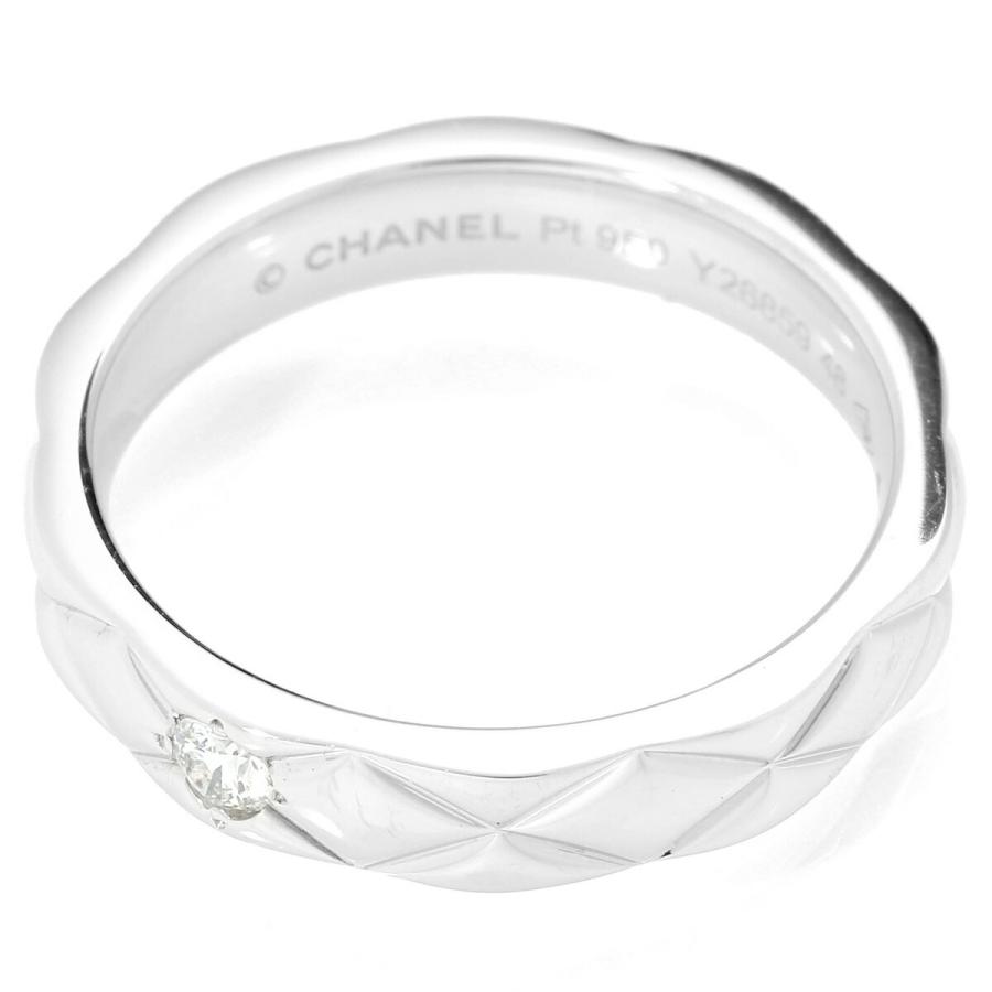 CHANEL シャネル マトラッセ 1Pリング 指輪 ダイヤモンド Pt950 7号  