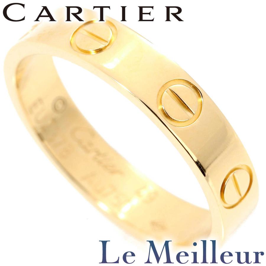 Cartier カルティエ ミニラブ リング 指輪 CRB4085049 K18 9号 中古  