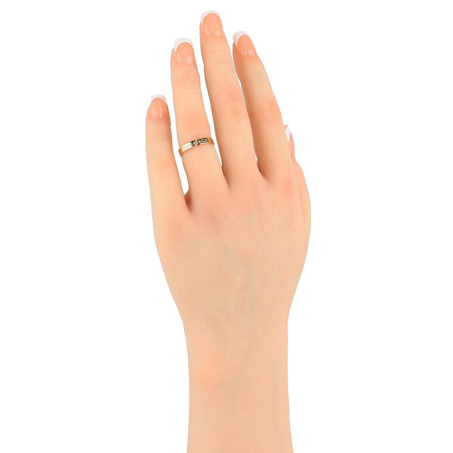 TIFFANY&Co.（ティファニー） T&CO. バンドリング 指輪 K18PG 8号 中古