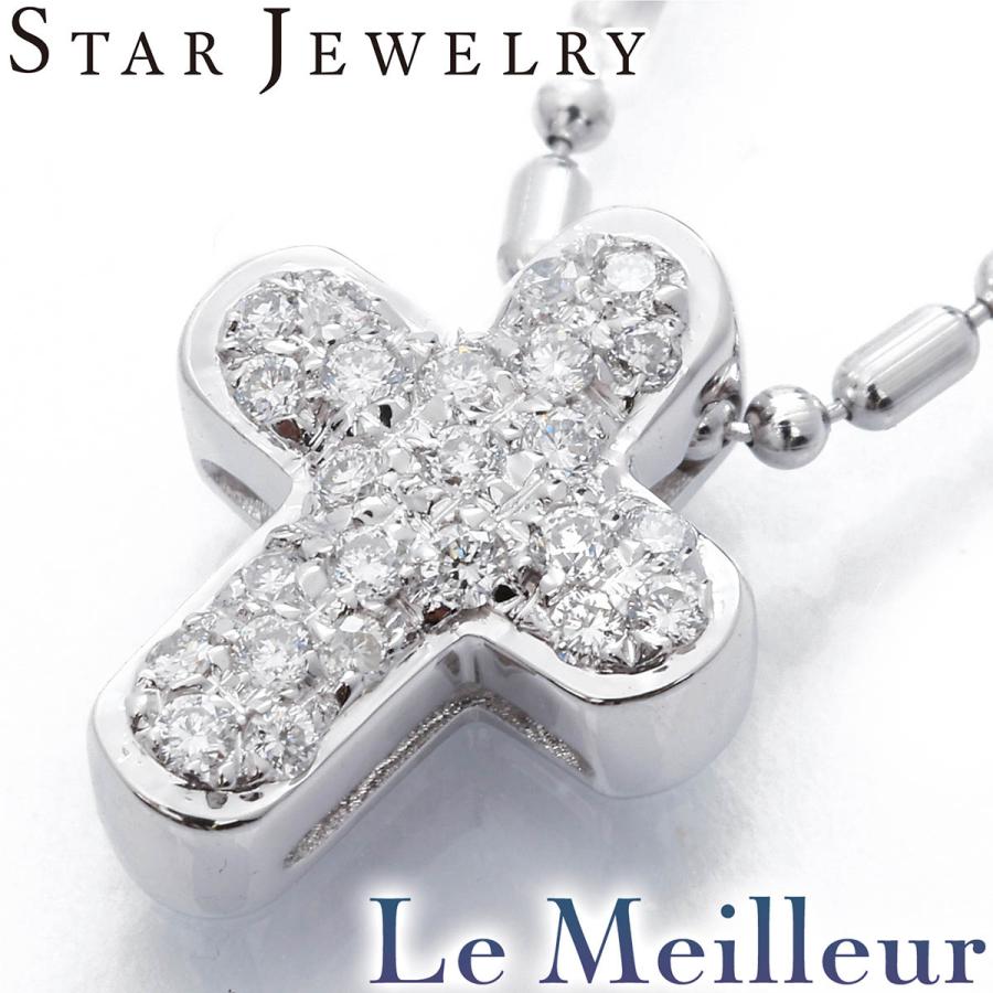 STAR JEWELRY（スタージュエリー） クロスペンダントネックレス 