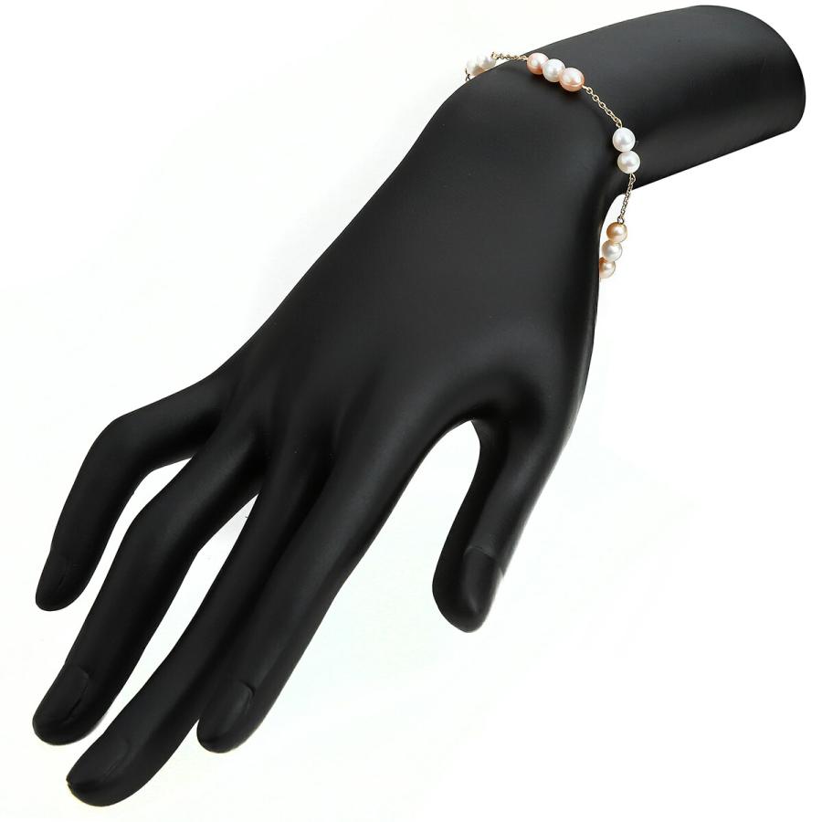 TASAKI（タサキ） パールチェーン ブレスレット 淡水真珠 4.0mm