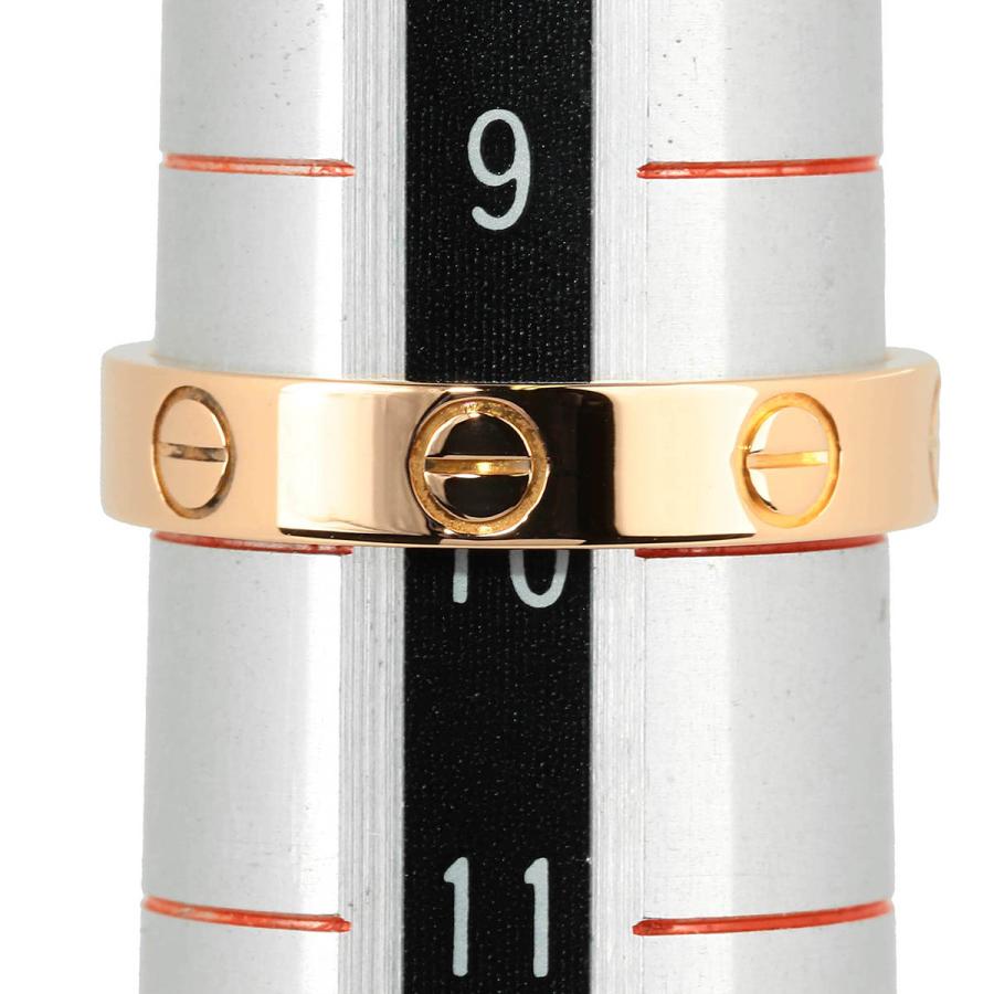 Cartier 750ピンクゴールド ラブスモールリング 10号 Cartier（カルティエ） Cartier LOVE リング スモールモデル ピンク