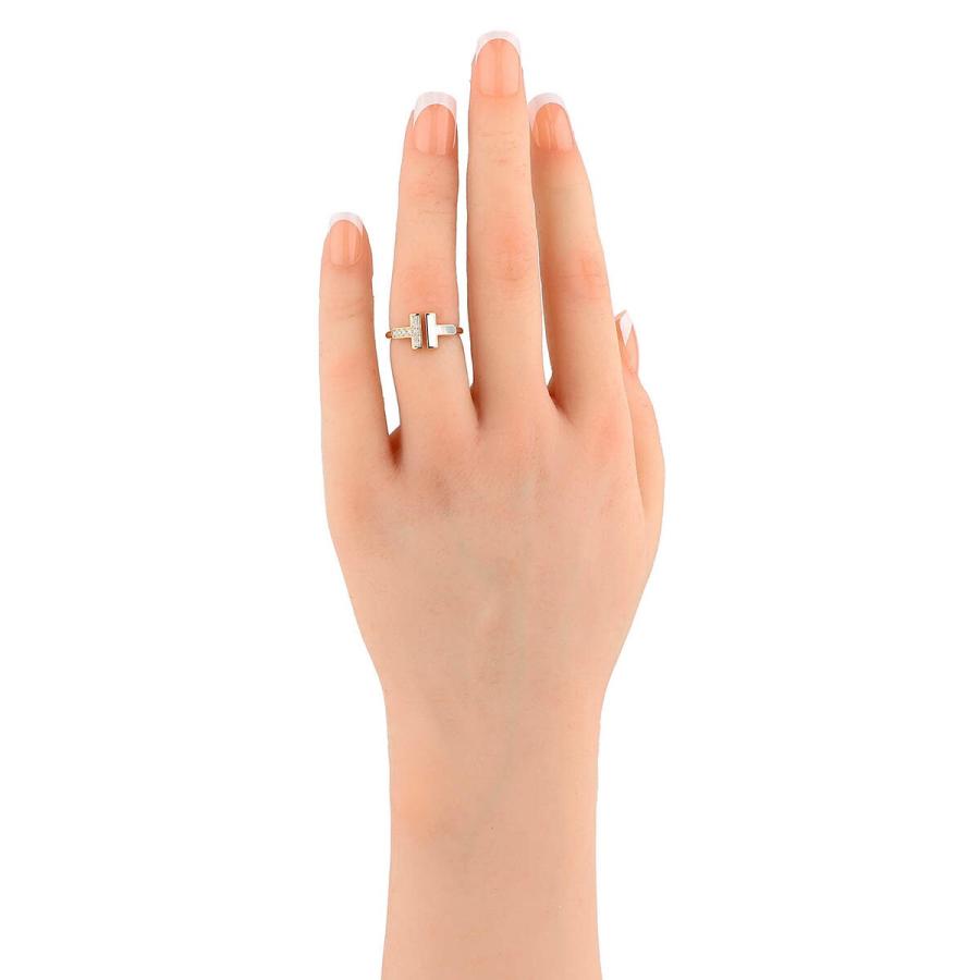 【専用】ティファニー ダイヤモンド ワイヤー K18PG ピンクゴールド リング ティファニー(Tiffany) ティファニー リング Tワイヤー 18KPG ピンク